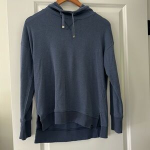 LL Bean Hooded Waffle Knit Pullover